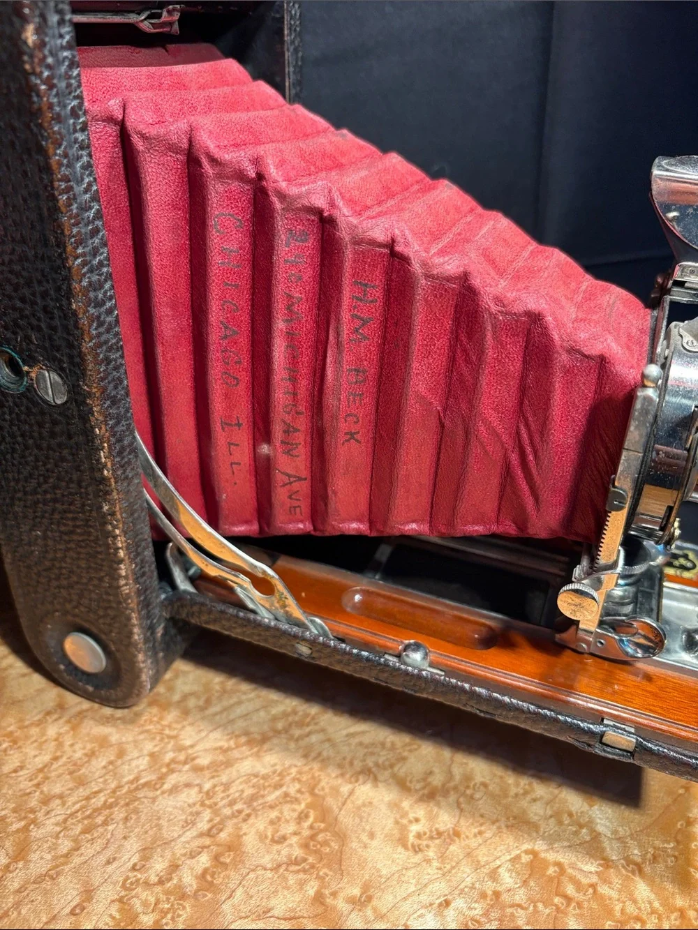Stunning Early 1900s Eastman Kodak No. 3-A Folding Pocket Camera (Model B-4)